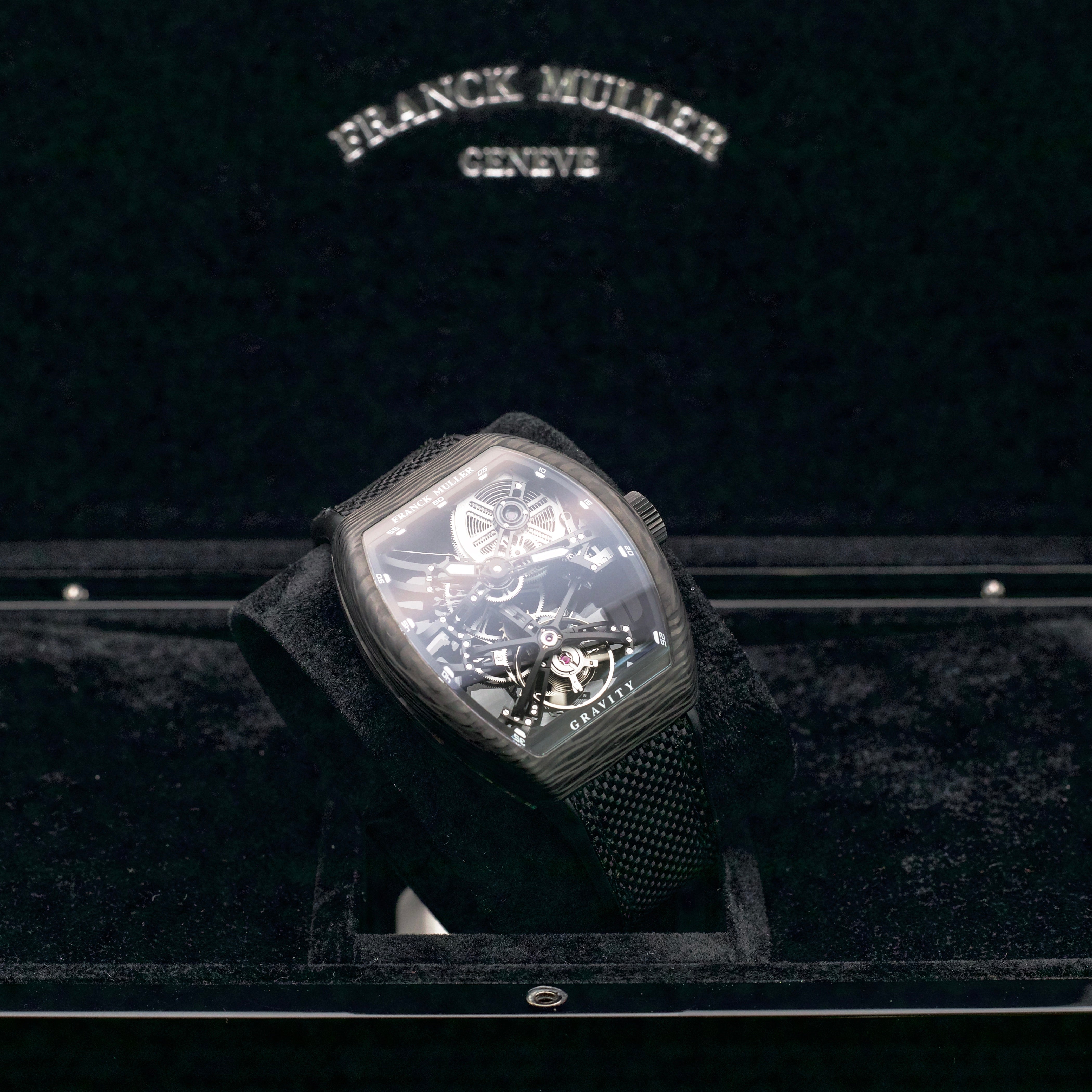 Franck Muller Vanguard Gravity Tourbillon Skeleton Carbon