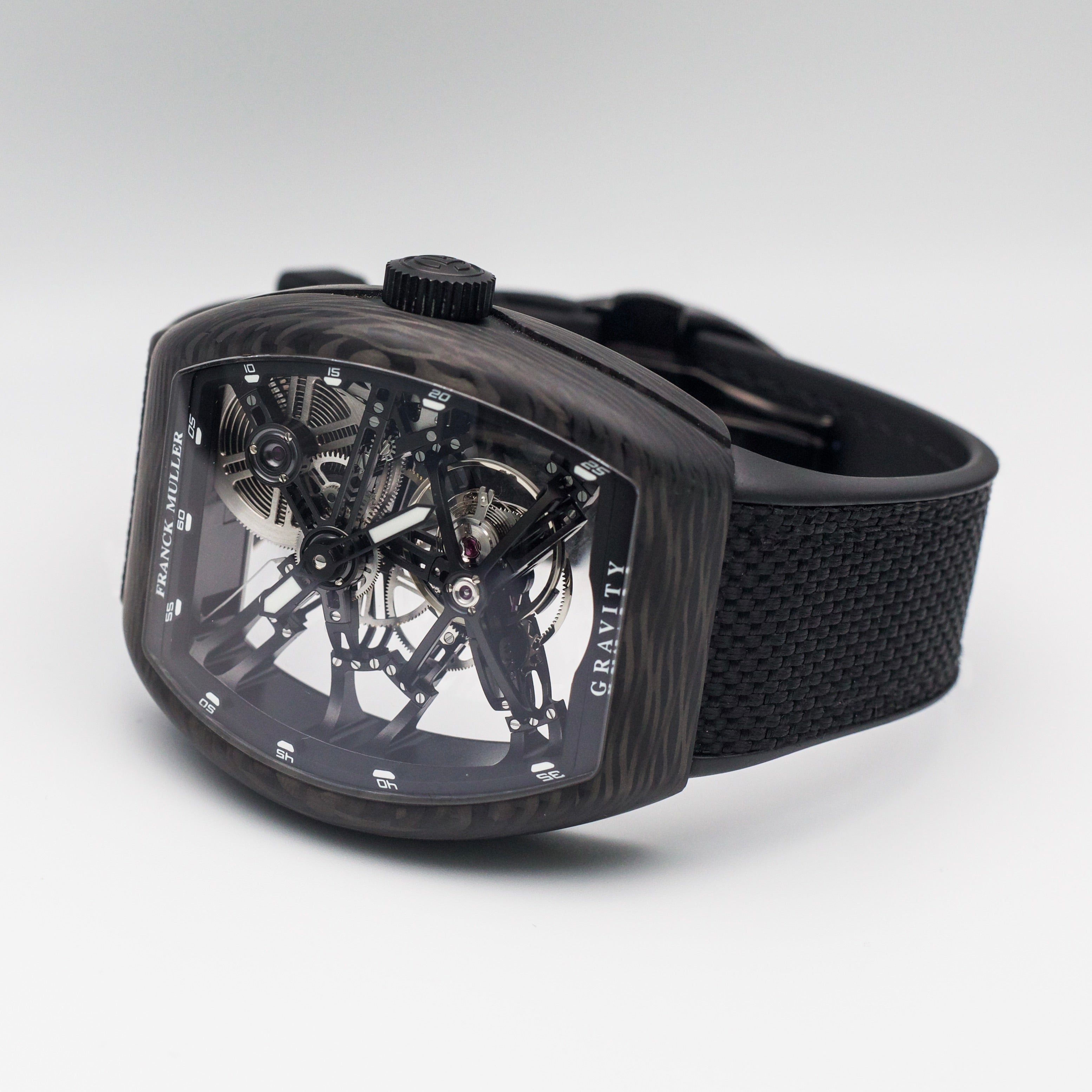 Franck Muller Vanguard Gravity Tourbillon Skeleton Carbon